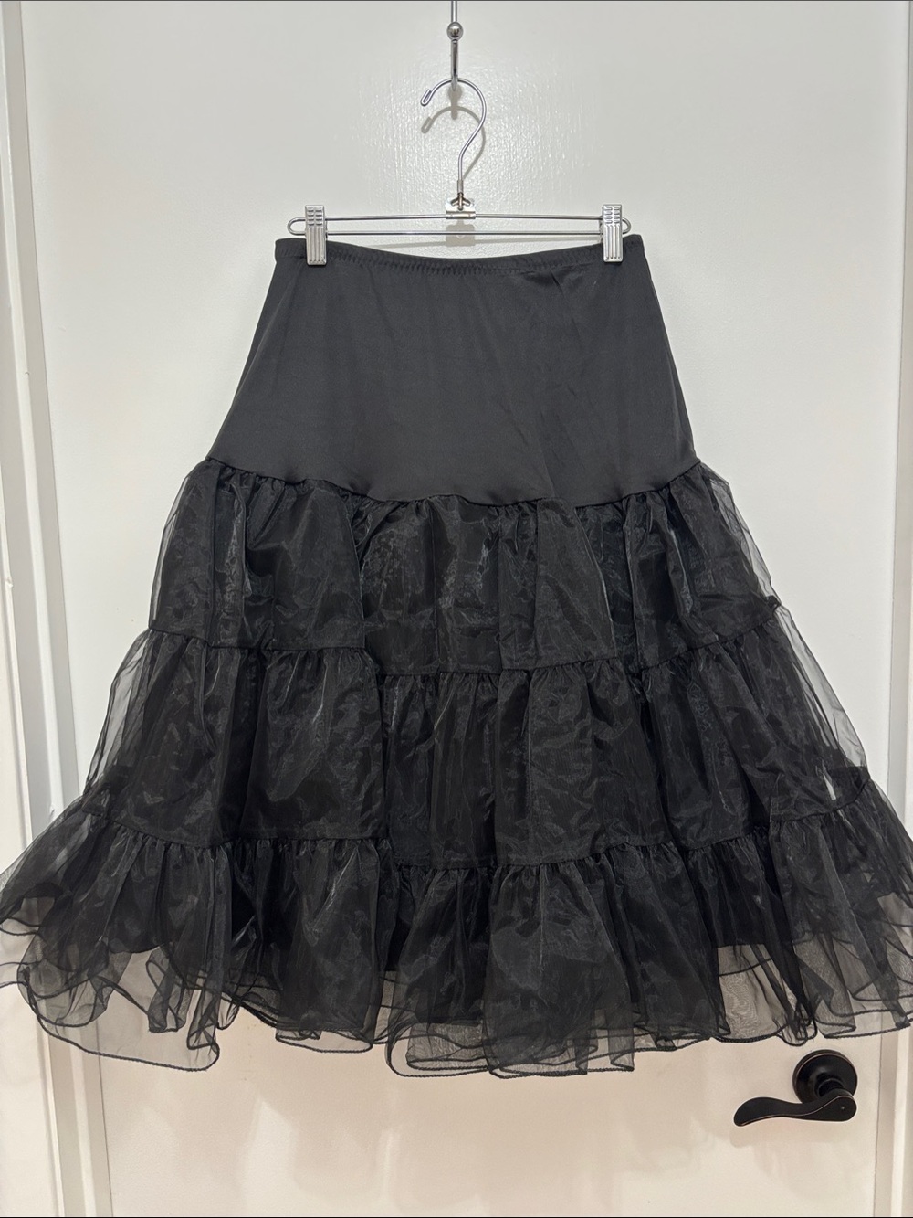 Dance/clogging/costume Women's Black Tiered A-Line Tulle Petticoat